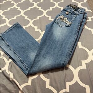 Miss Me Light Blue Boot Cut Jeans